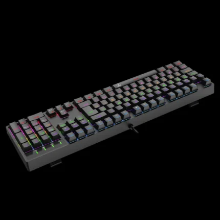 Detalhe das teclas doubleshot do teclado T-Dagger Rebel