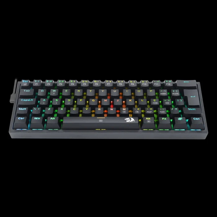 Teclado Mecânico Redragon Fizz RGB Switch Marrom k617-RGB - Imagem 4
