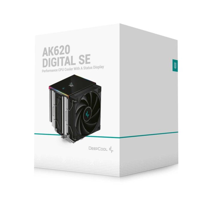 Air Cooler DeepCool AK620 Digital SE Preto ARGB LCD 6 Heat P - Imagem 10
