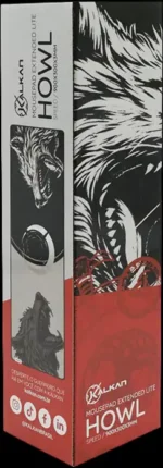 Mousepad gamer Kalkan Howl estendido com espaço para teclado e mouse
