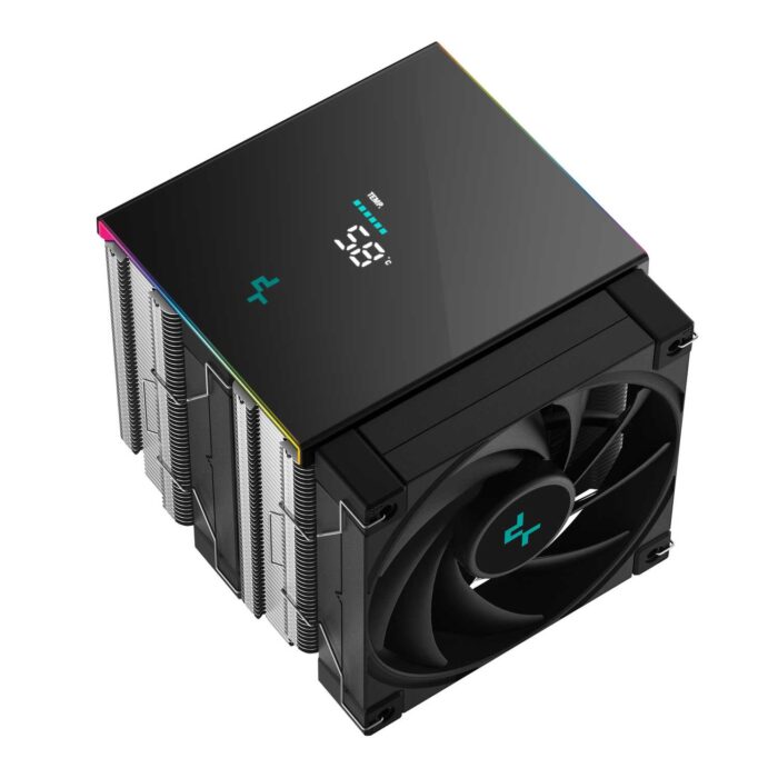 Air Cooler DeepCool AK620 Digital SE Preto ARGB LCD 6 Heat P - Imagem 3