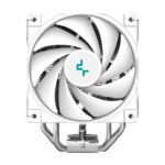 Air Cooler DeepCool AK400 com LEDs ARGB acesos na capa superior