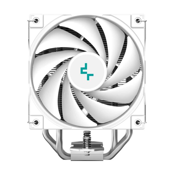 Air Cooler DeepCool AK400 com LEDs ARGB acesos na capa superior