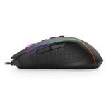 Mouse T-Dagger Darkangel RGB V3 iluminado com luzes RGB em ambiente gamer