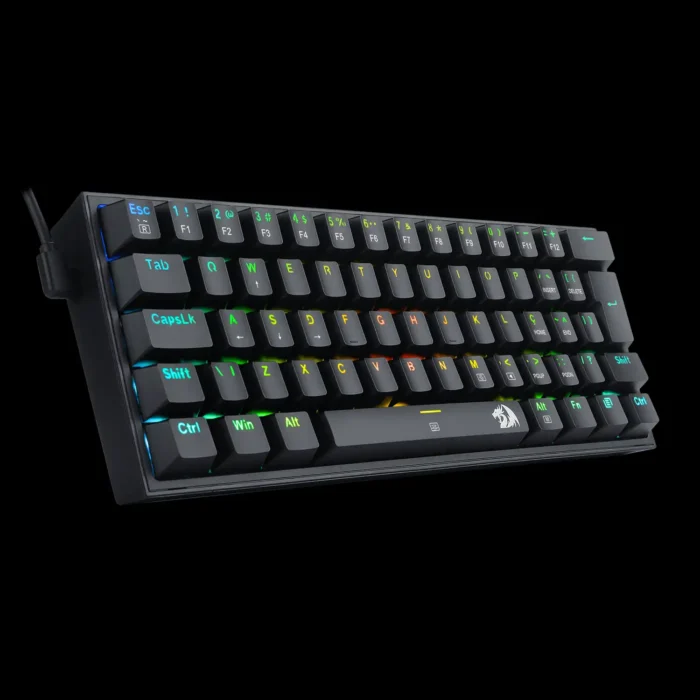 Teclado Mecânico Redragon Fizz RGB Switch Marrom k617-RGB - Imagem 2
