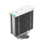 Lateral do dissipador de alumínio com 4 heatpipes de cobre do DeepCool AK400