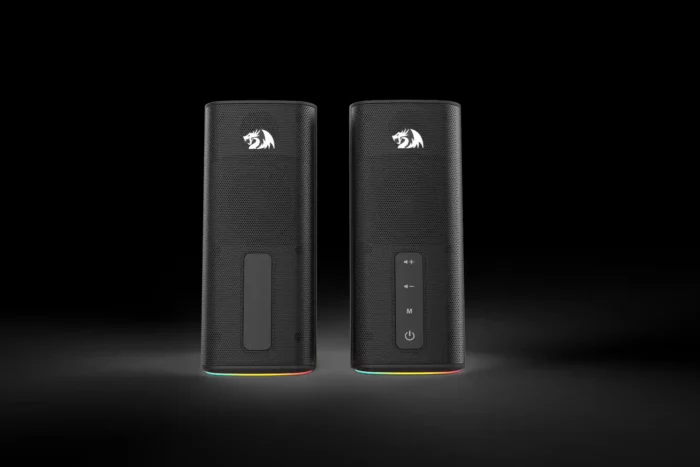 CAIXA DE SOM GAMER CONNIE RGB PRETO GS814 - Imagem 6
